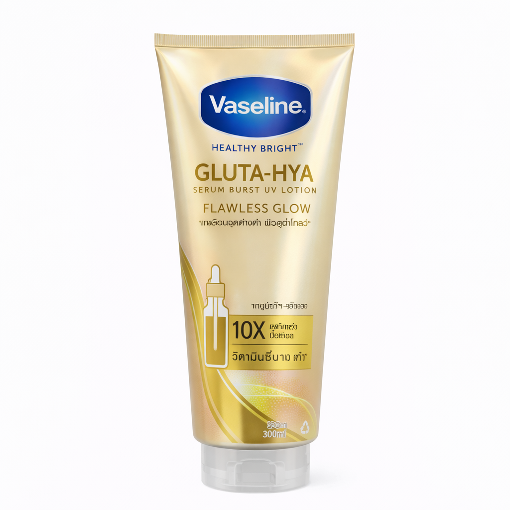 Vaseline Healthy Bright Gluta-Hya – Flawless Glow UV Lotion (300 ml)